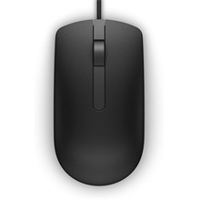 Dell Ms116 Optik Kablolu Mouse Siyah (570-Aaır) - 1