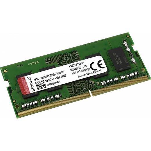 Kingston 4Gb D4 Nb 2666 Kvr26S19S6/4