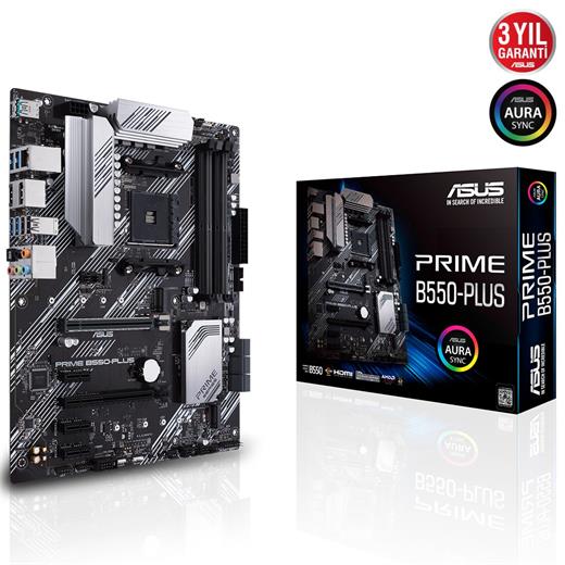 Asus Prime B550-Plus 4600Mhz Rgb Am4 Ryznd4 Atx M2 90Mb14U0-M0Eay0