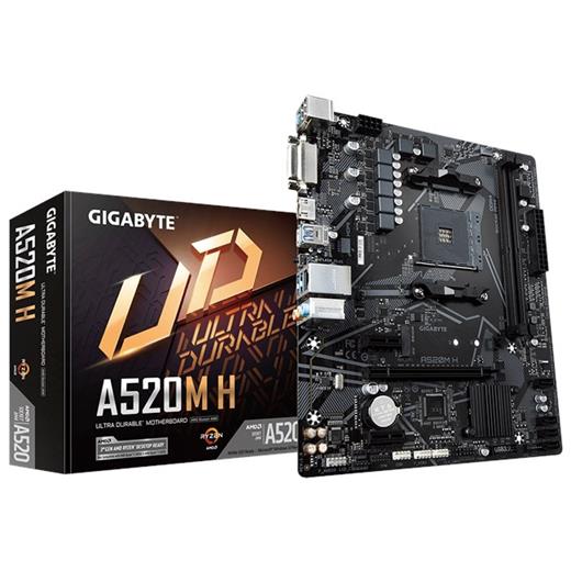 Gigabyte Ga A520M H Am4 Ryzen Ddr4 Dvi Hdmi Ga-A520M-H