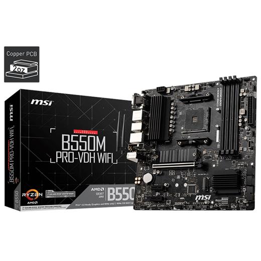 Msı B550M Pro Vdh Wifi Am4 Ryzen Ddr4 Vga Hdmi Dp B550M Pro-Vdh Wıfı