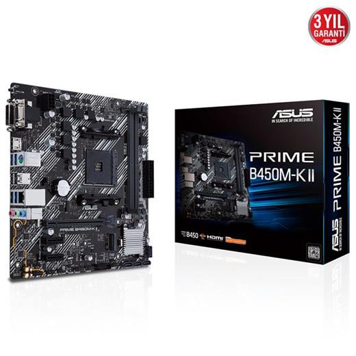 Asus Prime B450M-K Iı Am4 Ryzen Am4 Ddr4 90Mb1600-M0Eay0