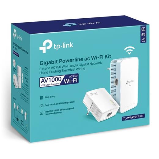 Tp-Link Tl-Wpa7517 Kıt 1000Mbps Powerline Adaptör