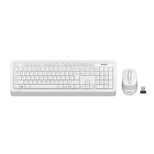 A4-Tech Fg1010 Beyaz Q Kablosuz Klavye Mouse Set Fg1010-B