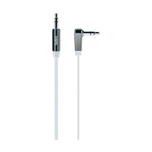 Av10128Cw03-Wht - Belkin 3.5Mm Flat Aux Kablo