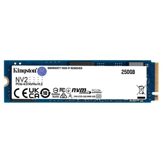 Kingston 250Gb Nvme M.2 3000/1300Mb Snv2S/250G