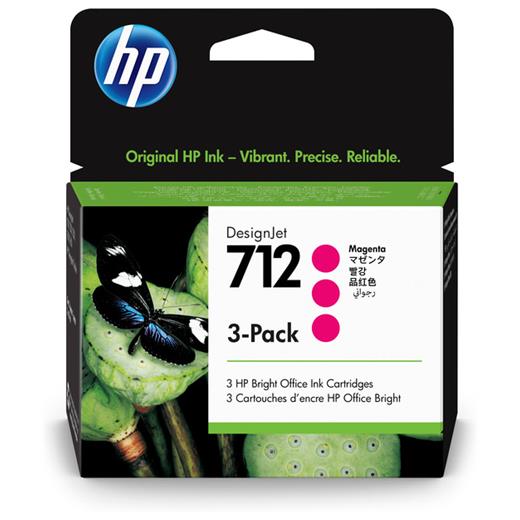 3Ed78A - Hp 3Ed78A 712 3-Pack 29-Ml Magenta Desig